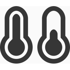 冷灰色热温度温度计天气天气预报