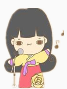 卡通的唱歌女生
