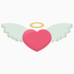 卡通爱心小天使