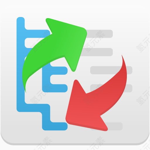 内容重新排序图标