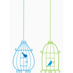 小鸟鸟笼
