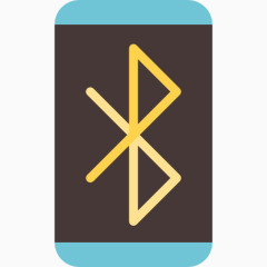 手机蓝牙，通信和媒体图标