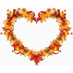 金色枫叶花圈