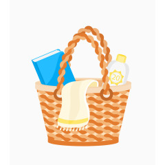 夏季海滩休闲元素