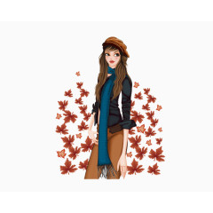 欧美人物卡通人物图案