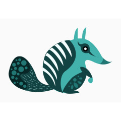 卡通手绘 动物 豚鼠