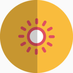 阳光灿烂的日子折叠图标