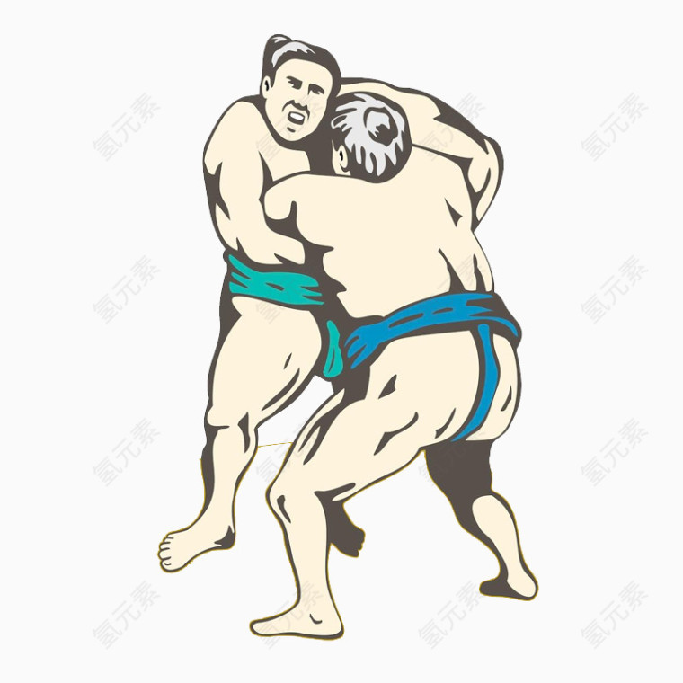 专业的摔跤手免扣素材