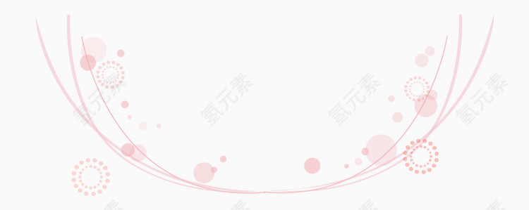 抽象曲线线条光晕圈圈