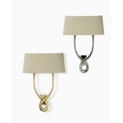 手绘3d弧形壁灯