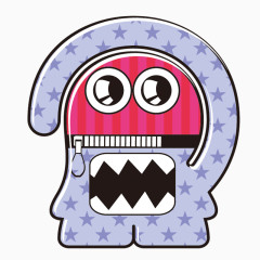 卡通可爱小怪兽