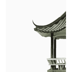 古代屋檐免抠PNG图片素材