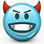 表情符号邪恶魔鬼邪恶的图标