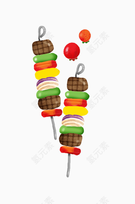 卡通糖果串