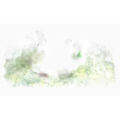 手绘清新梦幻插画