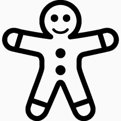 假期姜饼人图标