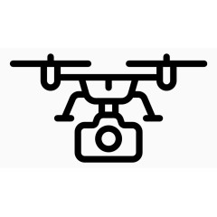 无人拍摄机图标