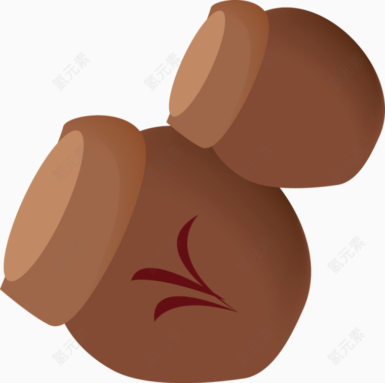 罐子卡通手绘装饰元素