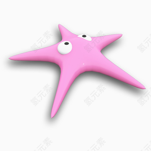 粉色的陶瓷海星