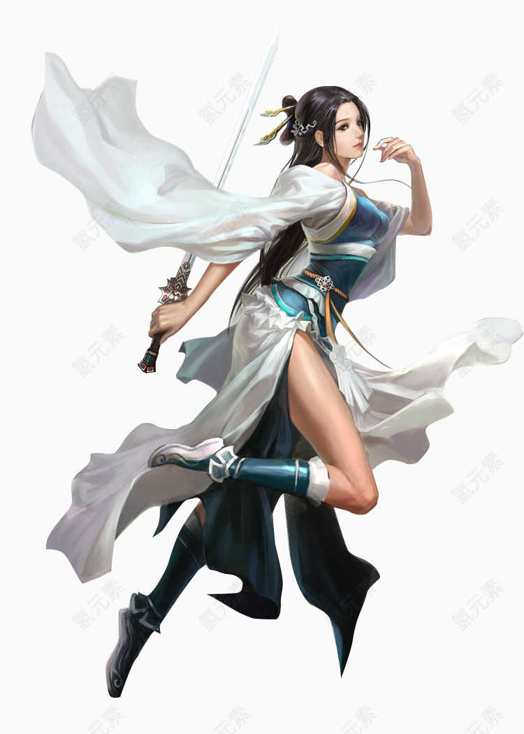 人物古装女素材