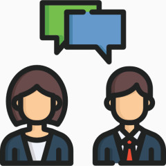 公司团队商务使用免抠图标icon