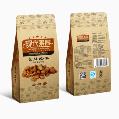 现代果园东北松子开口松子素材