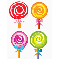 3D图片手绘食物素材 卡通精美棒棒糖