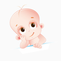 可爱卡通婴儿矢量素材