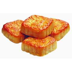 食物卡通月饼素材