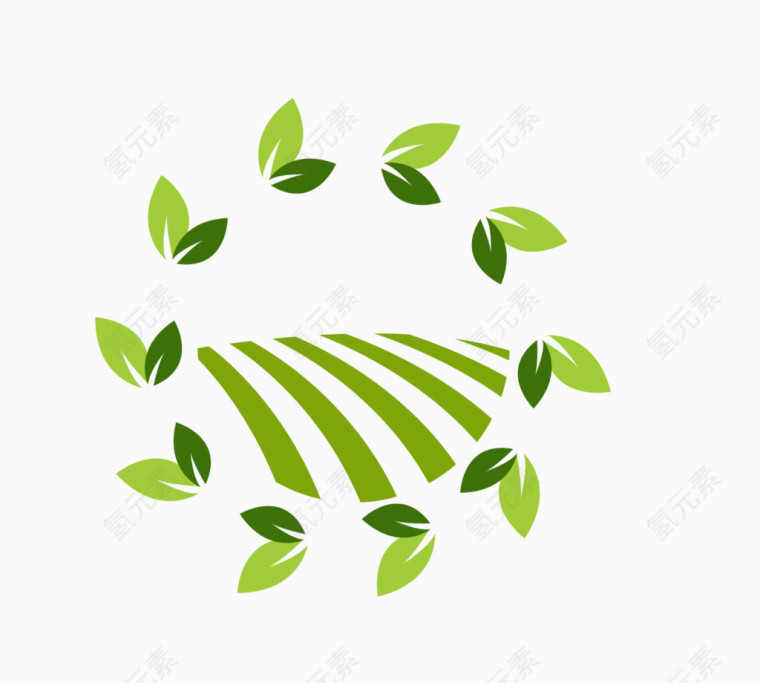 绿色标签元素