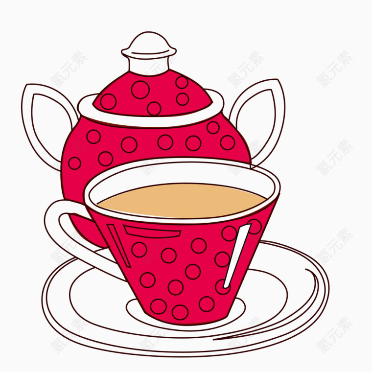 卡通情人节装饰素材