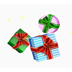 矢量手绘礼盒图片
