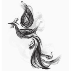 水墨凤凰