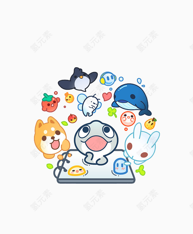 卡通动物