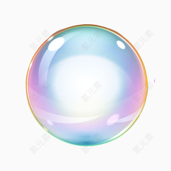 彩色气泡光效