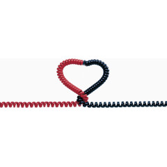 创意电话线爱心