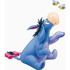 和蜜蜂玩耍的屹耳