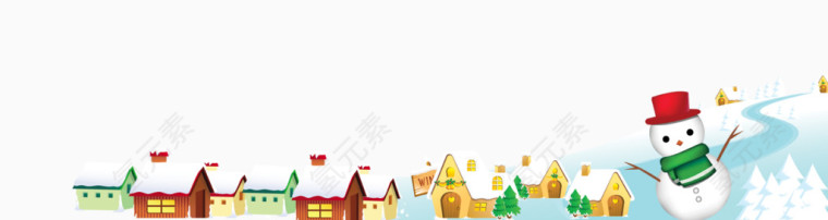 雪景建筑