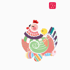 母鸡孵蛋图免抠素材