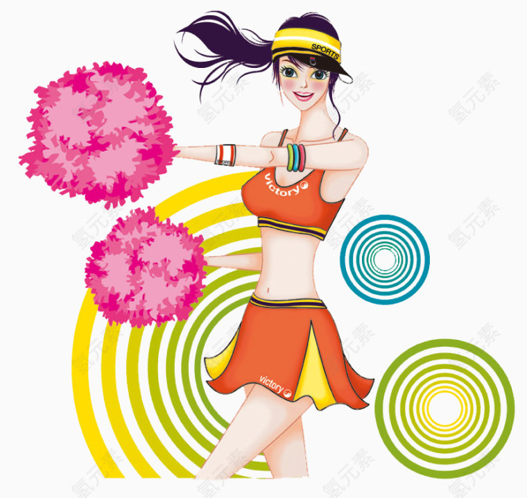 啦啦队女孩