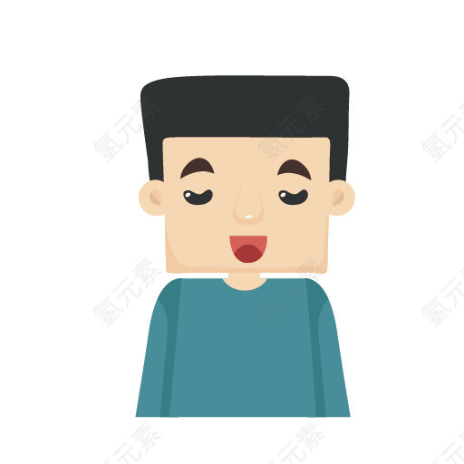 卡通男子