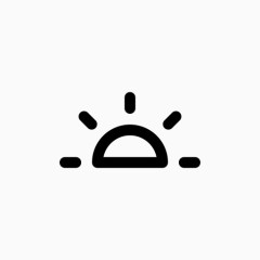 预测地平线上升太阳天气好天气