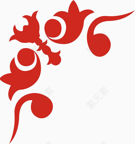 中国风花纹