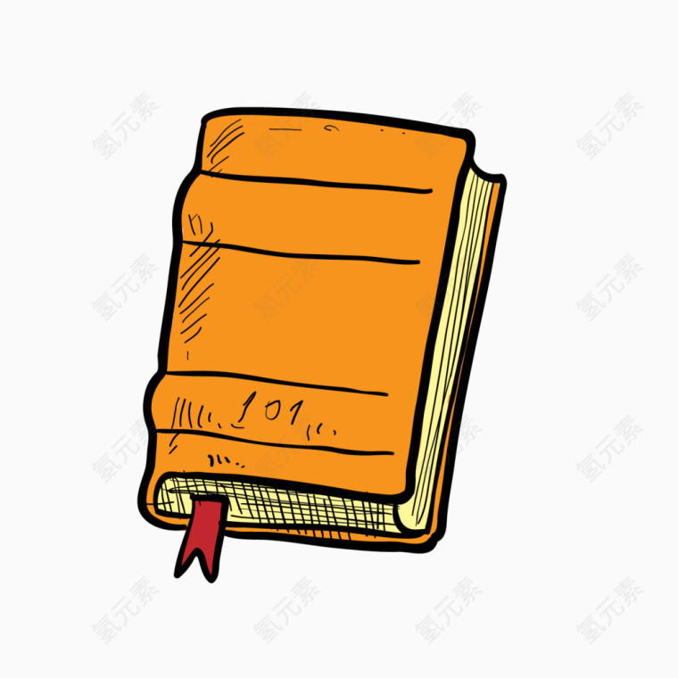 学校用品卡通手绘