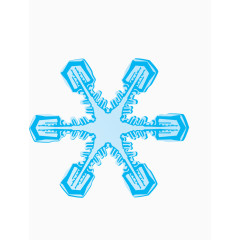 唯美雪花装饰元素