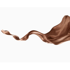 咖啡色飘带