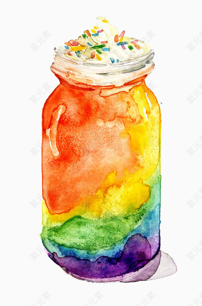 冰凉的沙冰冰淇淋