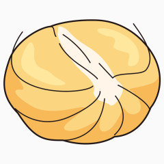 卡通简笔水果橘子瓣