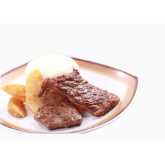 烤牛排饭