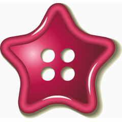 星星纽扣